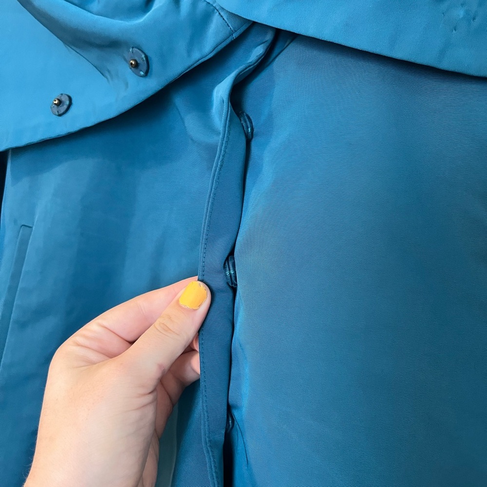 NWOT Club Monaco Teal Women's Jacket Puff Sleeves Size: XS - Picture 2 of 8